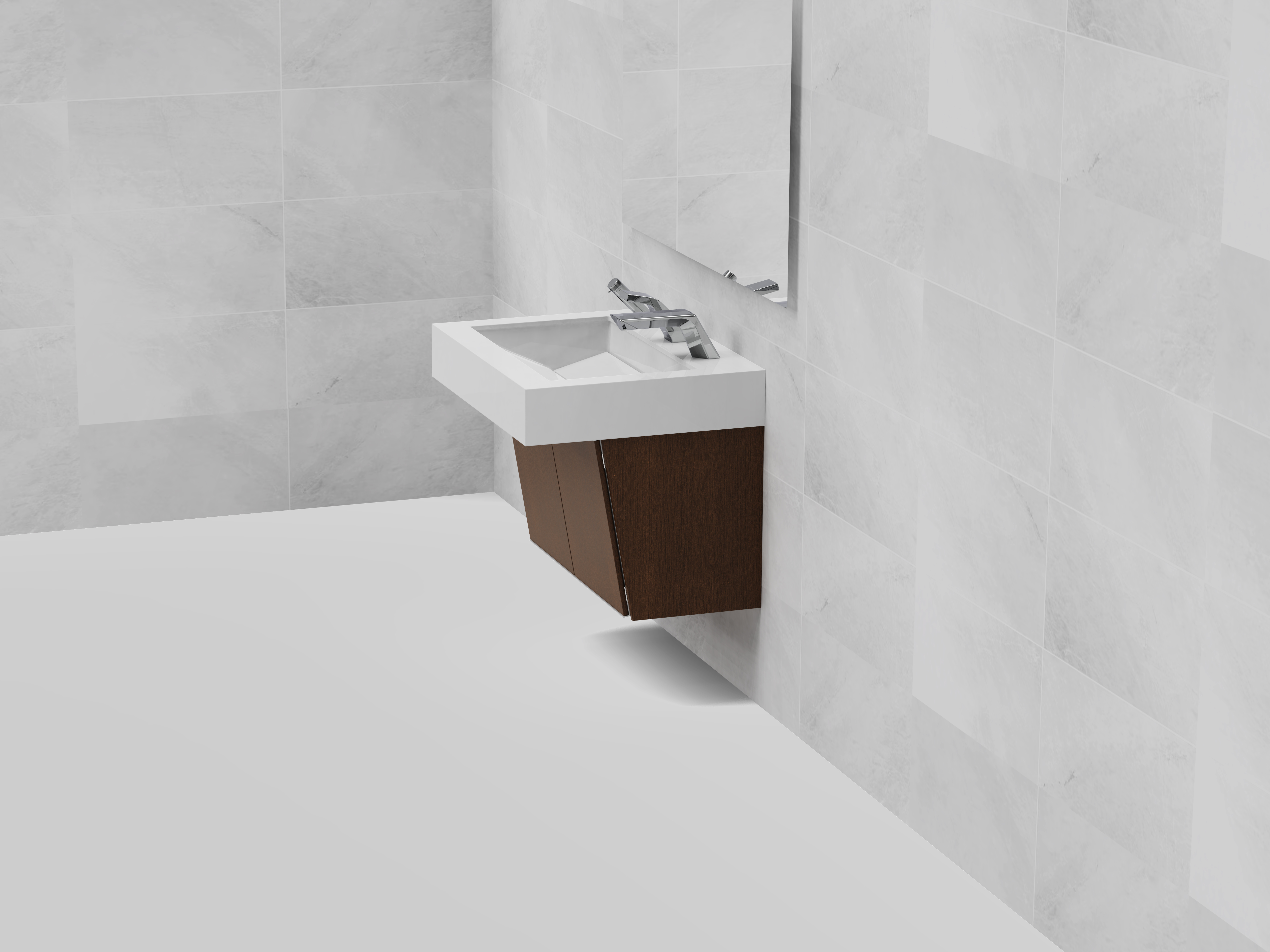 D|VERSE ESSENCE 30” INTEGRATED 1 station SINK SYSTEM